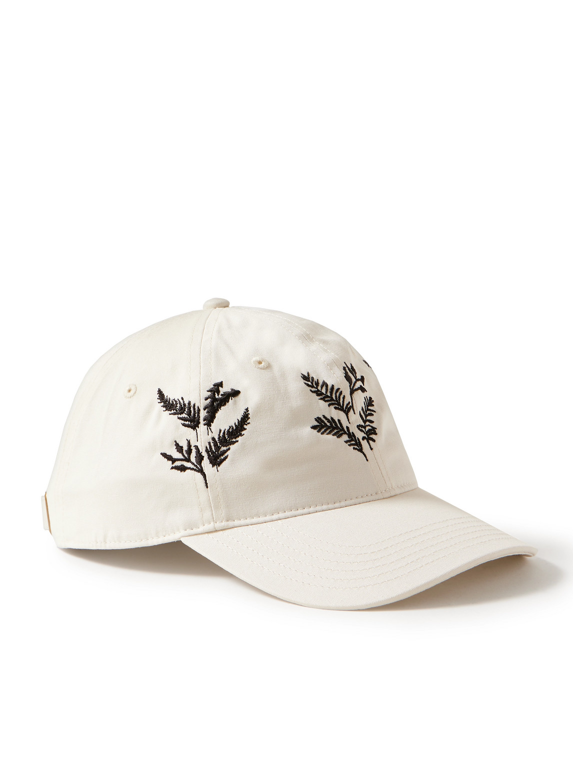 MANAAKI - Embroidered Cotton-Canvas Baseball Cap - Men - Neutrals von MANAAKI