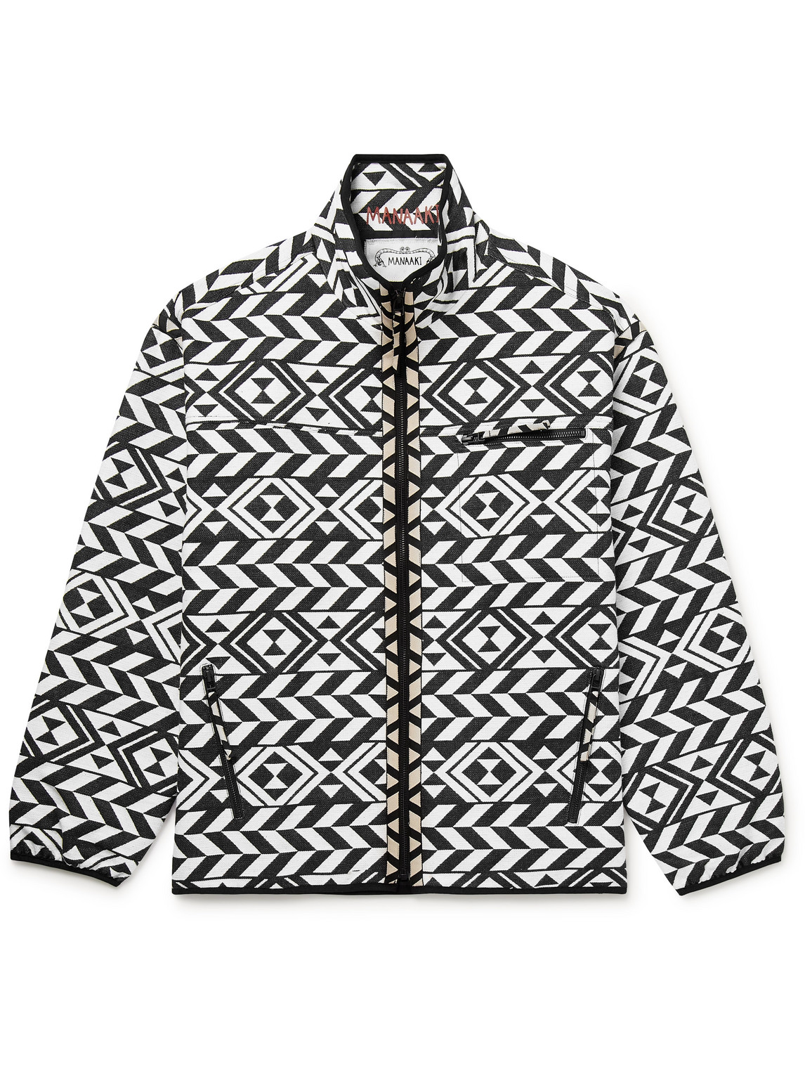 MANAAKI - Maaka Cotton-Jacquard Jacket - Men - Black - S von MANAAKI