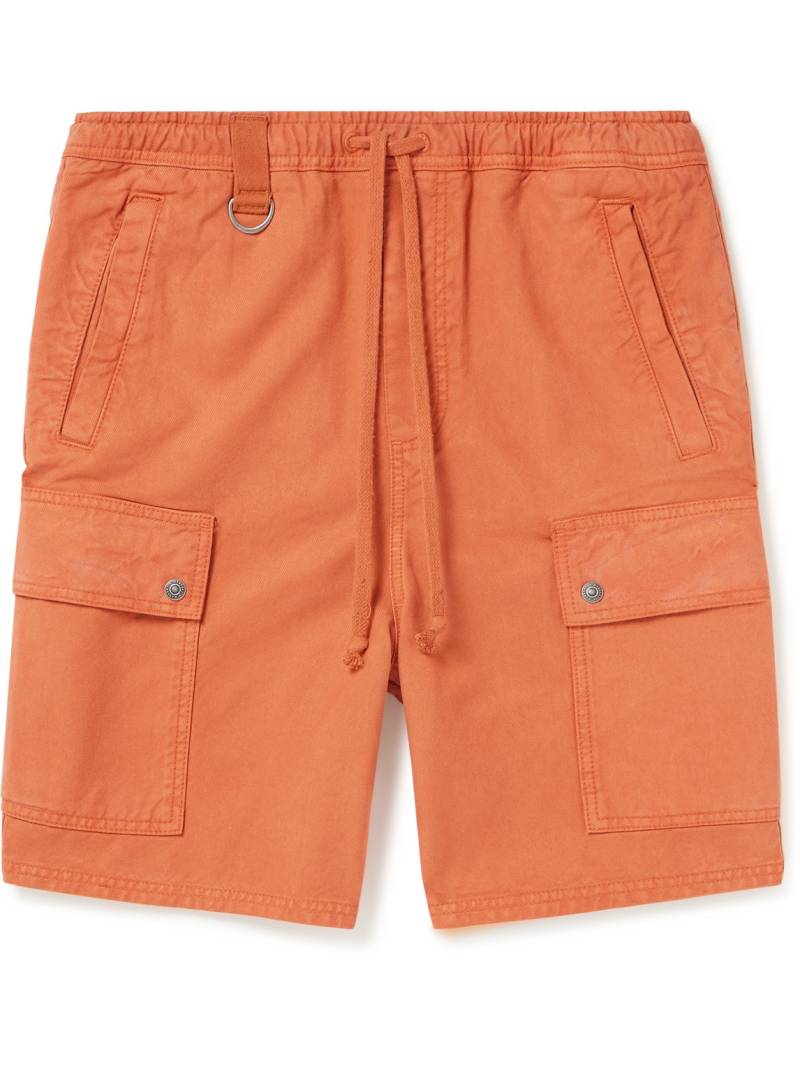 MANAAKI - Rua Cotton and Lyocell-Blend Twill Drawstring Cargo Shorts - Men - Orange - S von MANAAKI