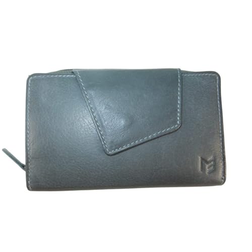 MANAGE Leder-Geldbörse grau von MANAGE