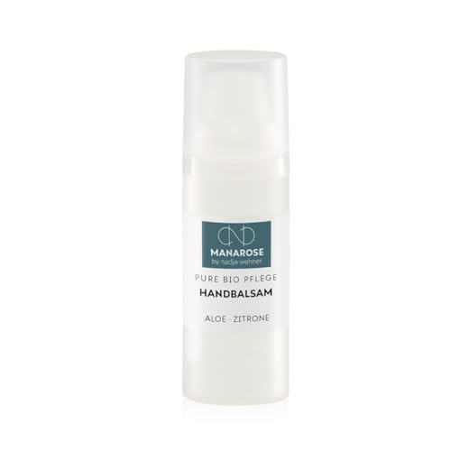 MANAROSE Handbalsam Aloe Zitrone I weiche und geschmeidige Hände I Balsam für Damen & Herren I zertifizierte BIO-Kosmetik MANAROSE Handbalsam Aloe Zitrone I weiche und geschmeidige Hände I Balsam für Damen & Herren I zertifizierte BIO-Kosmetik von MANAROSE