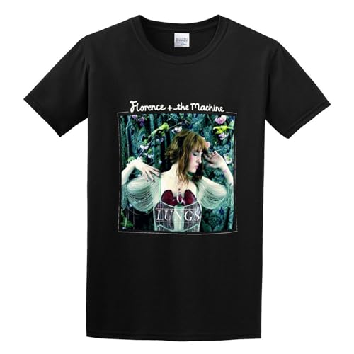 Florence and The Machine Lungs Mens Round Neck Cotton T Shirts Size XL von MANBAO