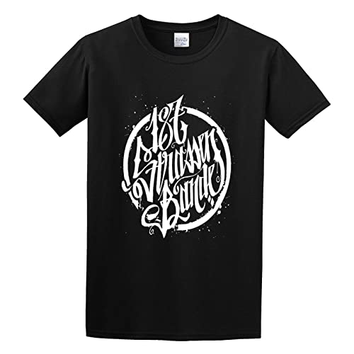 MANBAO 187 Strassenbande Logo Mens Round Neck Cotton T Shirts Size L von MANBAO