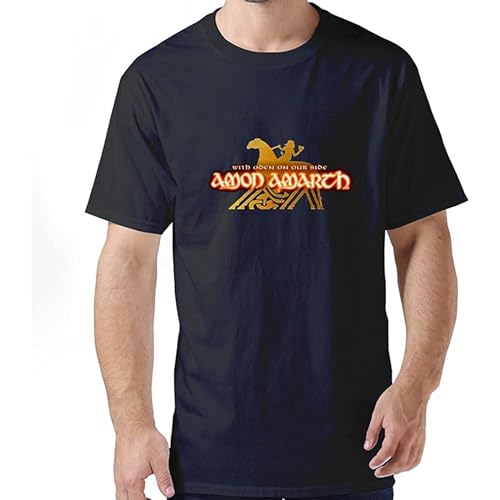 MANBAO Mens Heart Casual Amon Amarth Tshirt Size L von MANBAO