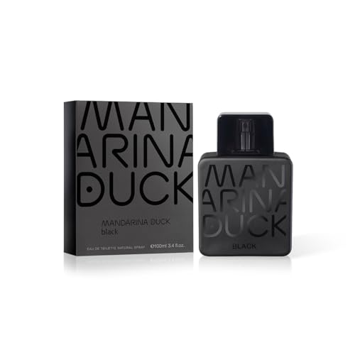 MANDARINA DUCK FRAGRANCES | Black Eau de Toilette, Herren Parfüm Spray, Duftfamilie Fougère, Orientalisch, 100 ml von MANDARINA DUCK FRAGRANCES