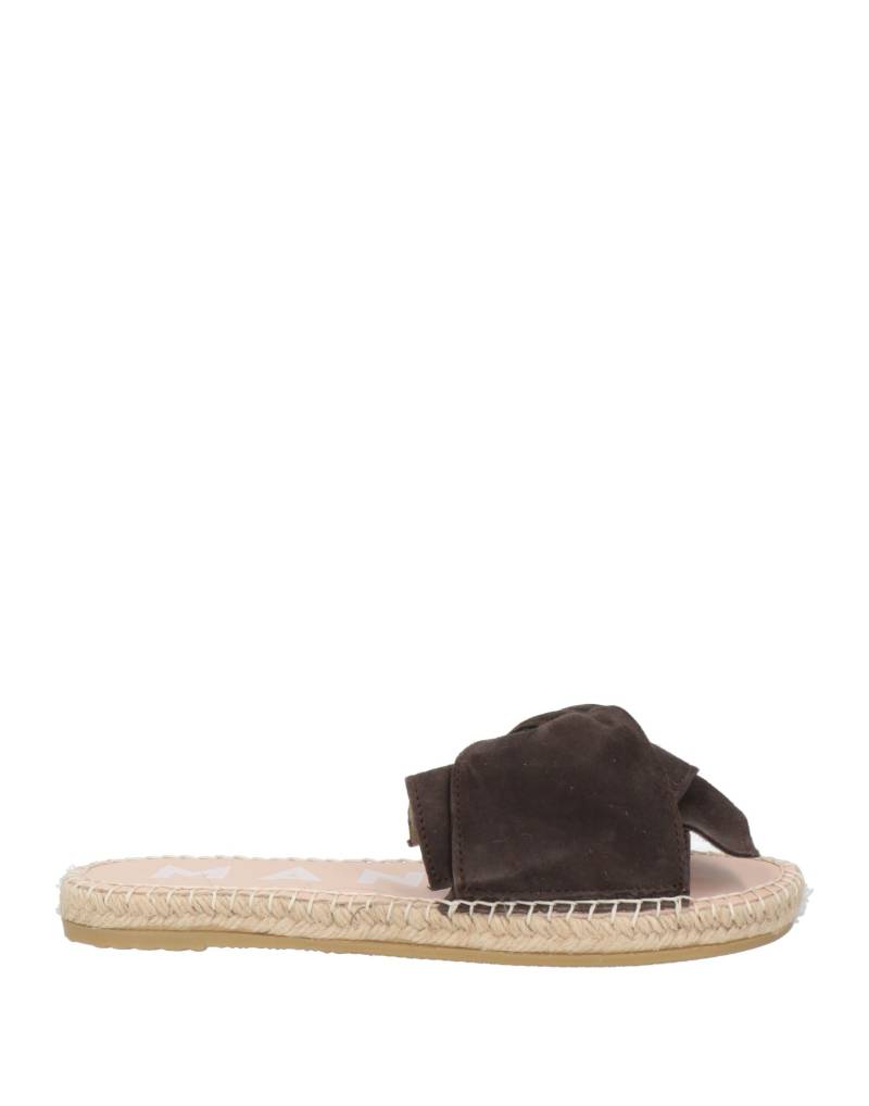 MANEBÍ Espadrilles Damen Dunkelbraun von MANEBÍ