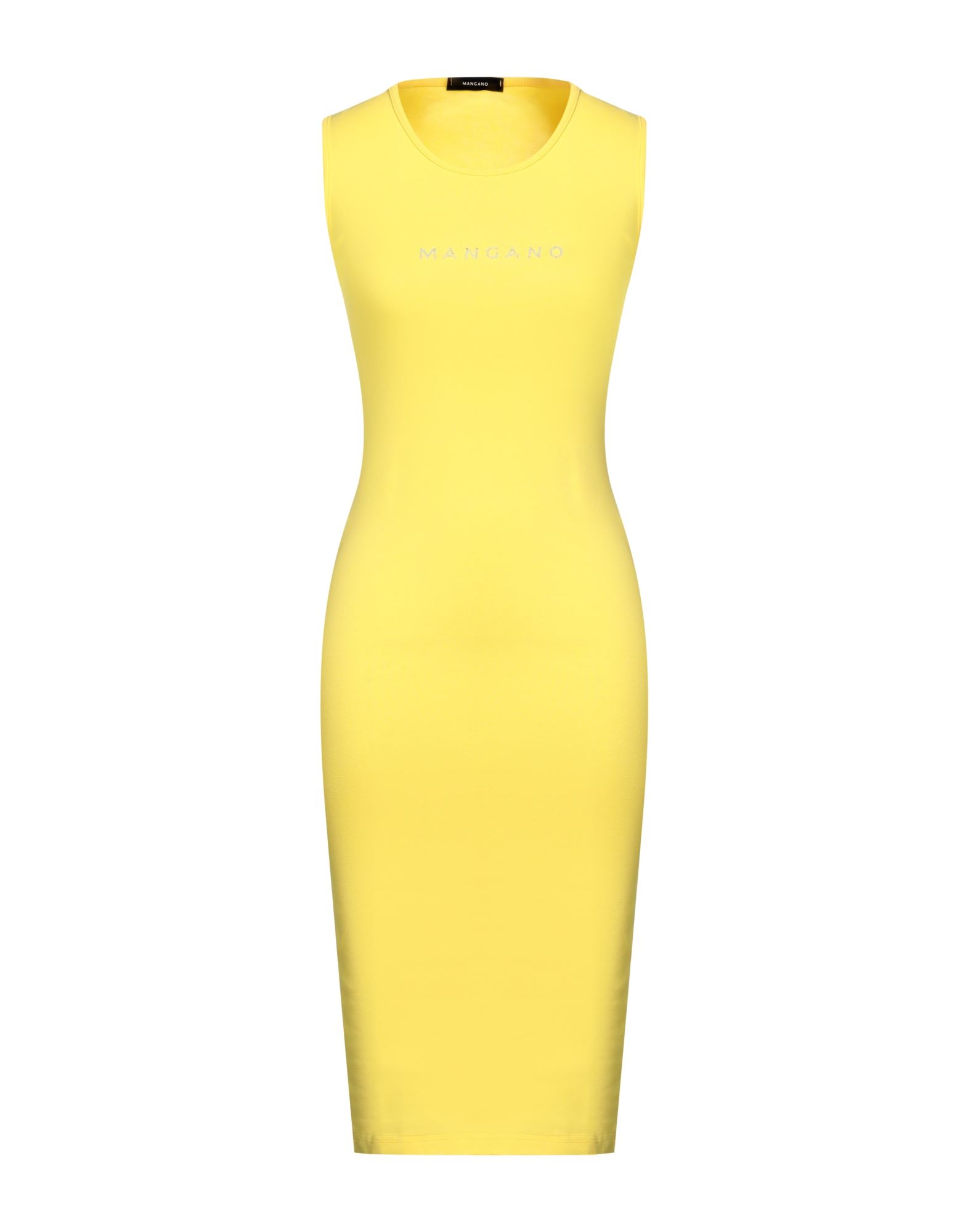 MANGANO Midi-kleid Damen Gelb von MANGANO