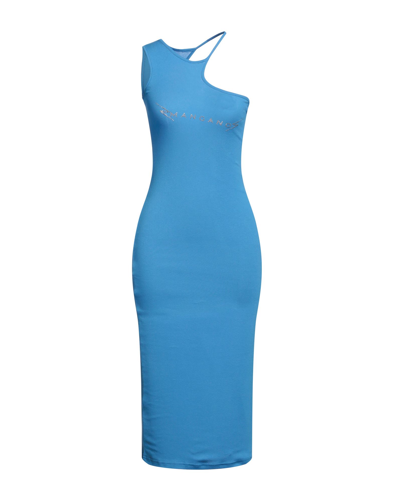 MANGANO Midi-kleid Damen Hellblau von MANGANO