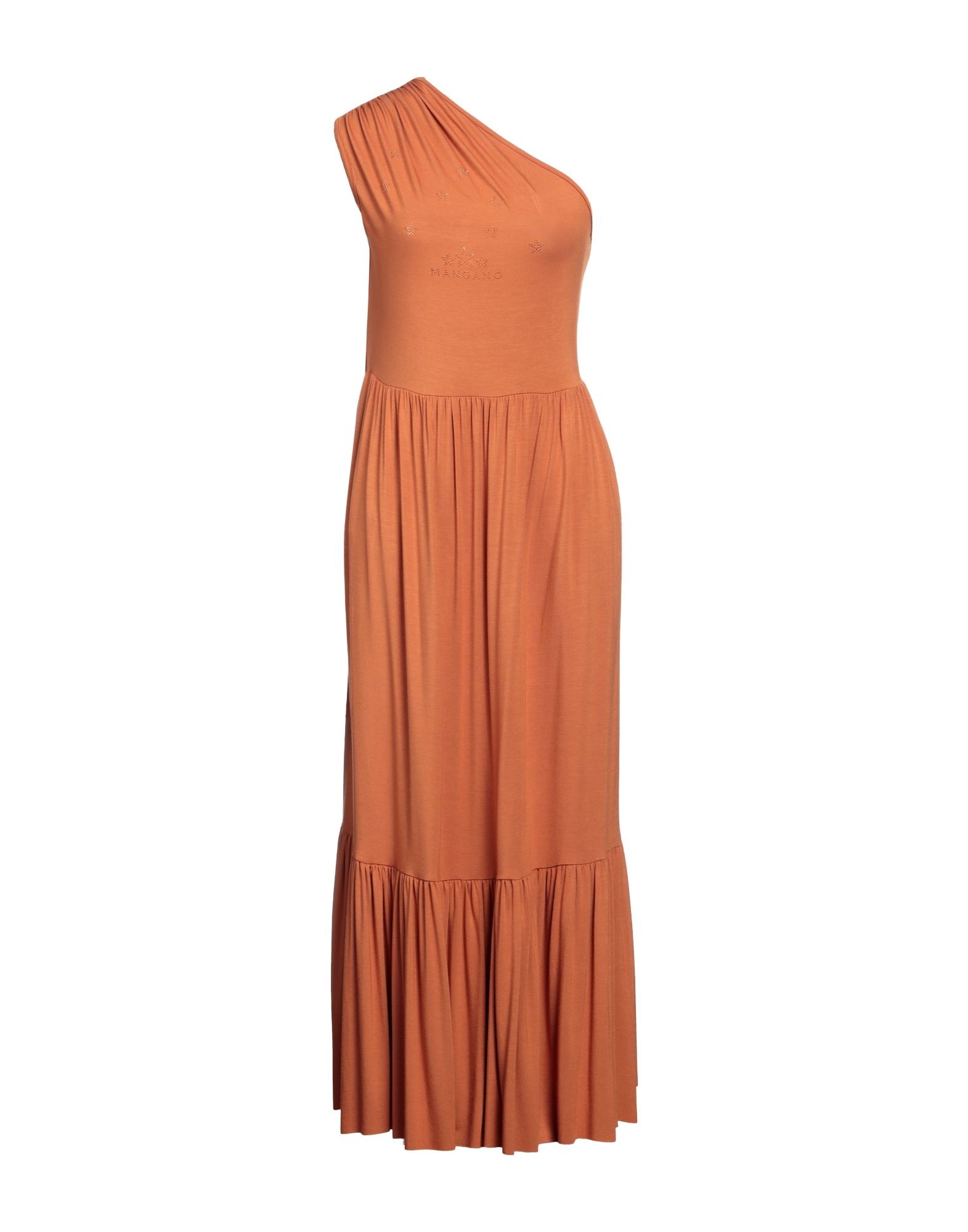 MANGANO Midi-kleid Damen Rostrot von MANGANO