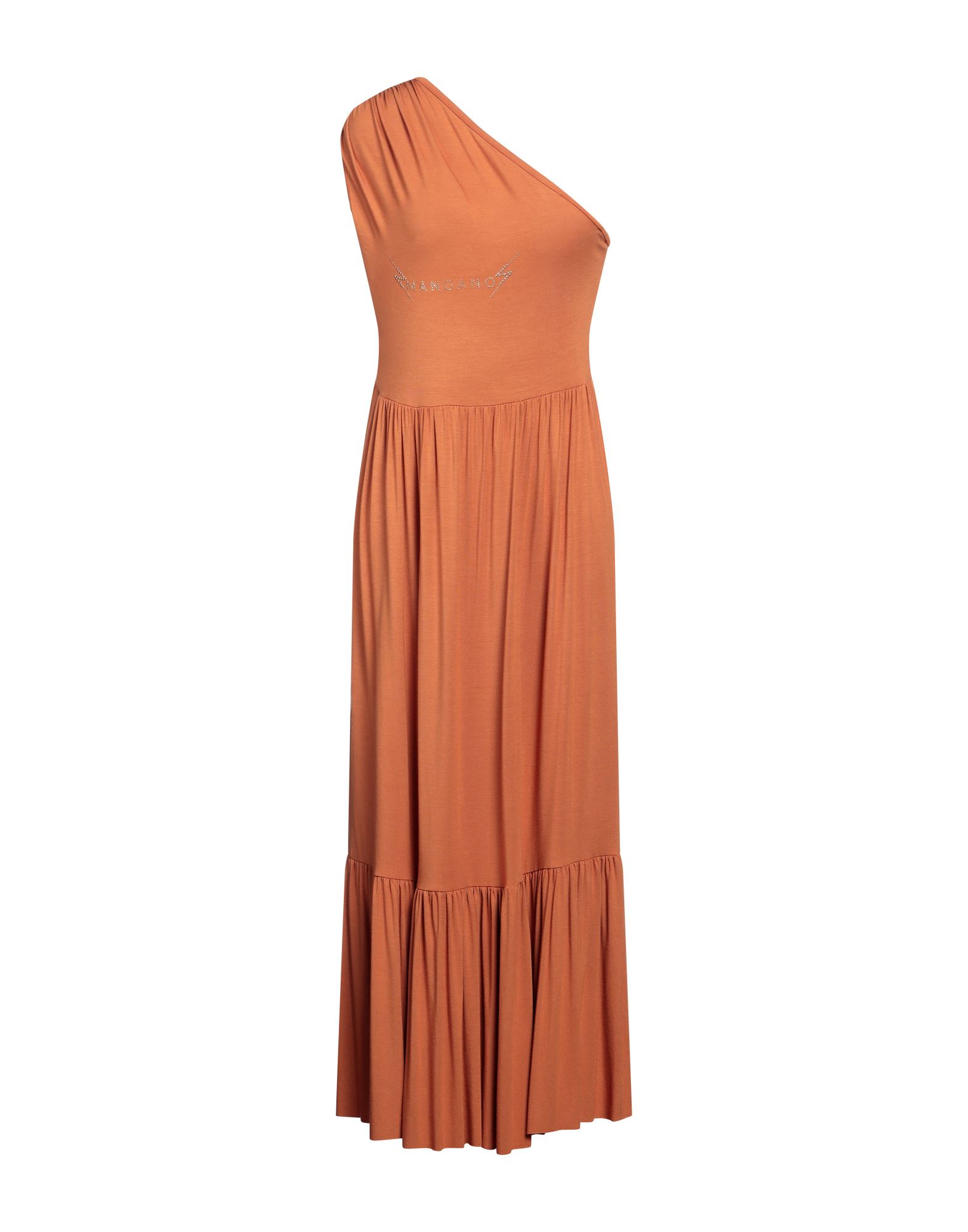 MANGANO Maxi-kleid Damen Rostrot von MANGANO