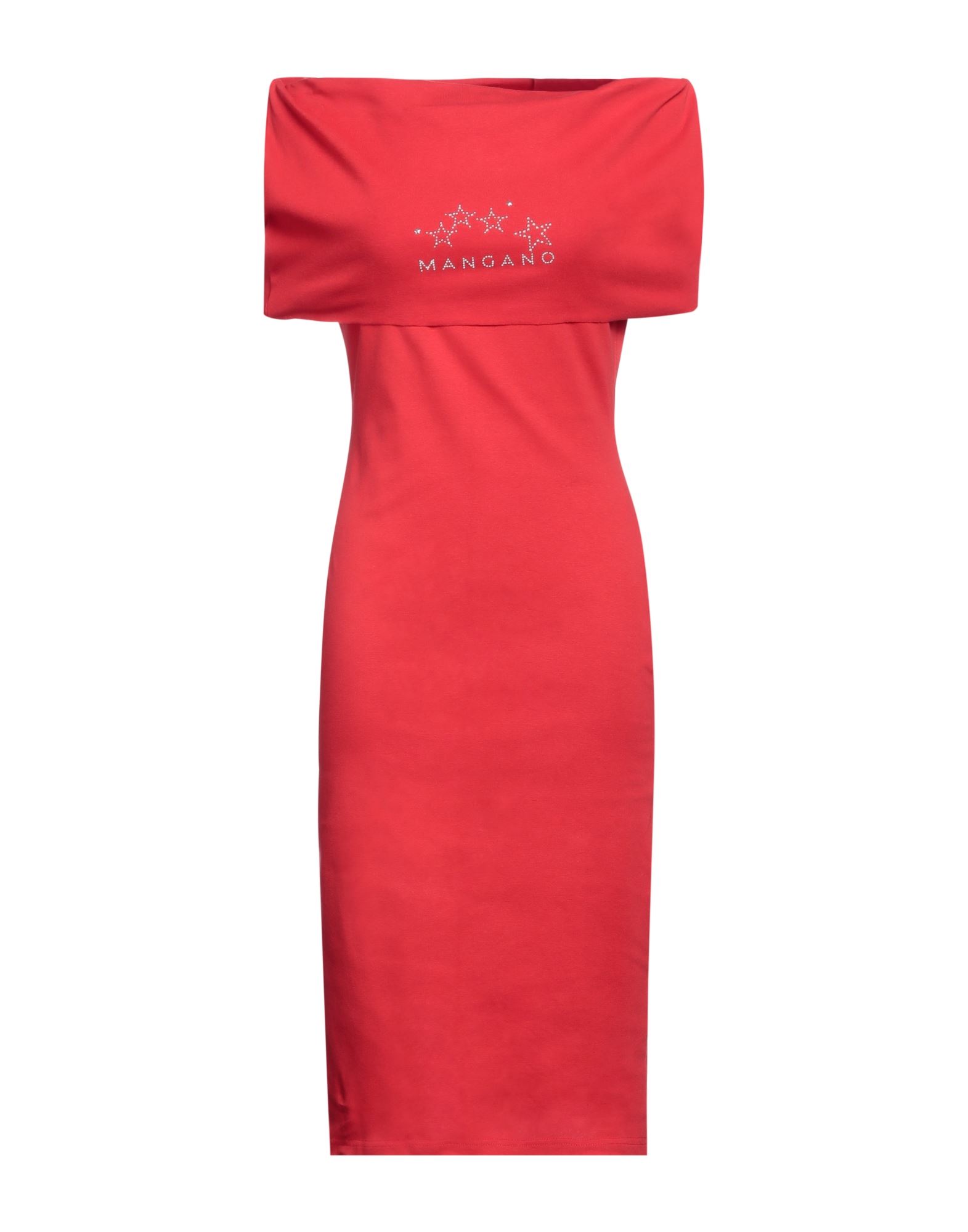 MANGANO Midi-kleid Damen Rot von MANGANO