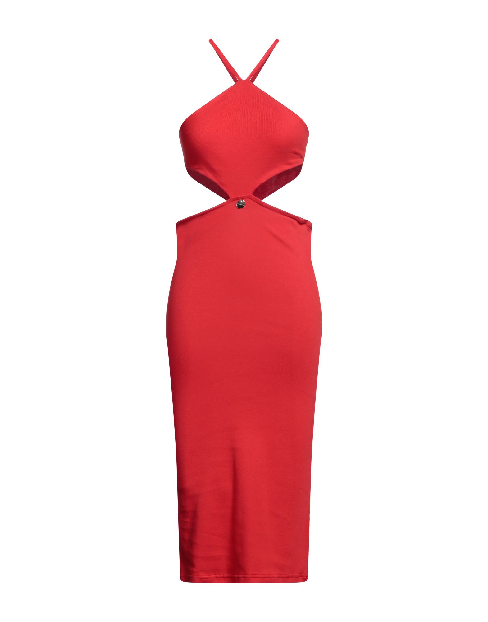 MANGANO Midi-kleid Damen Rot von MANGANO
