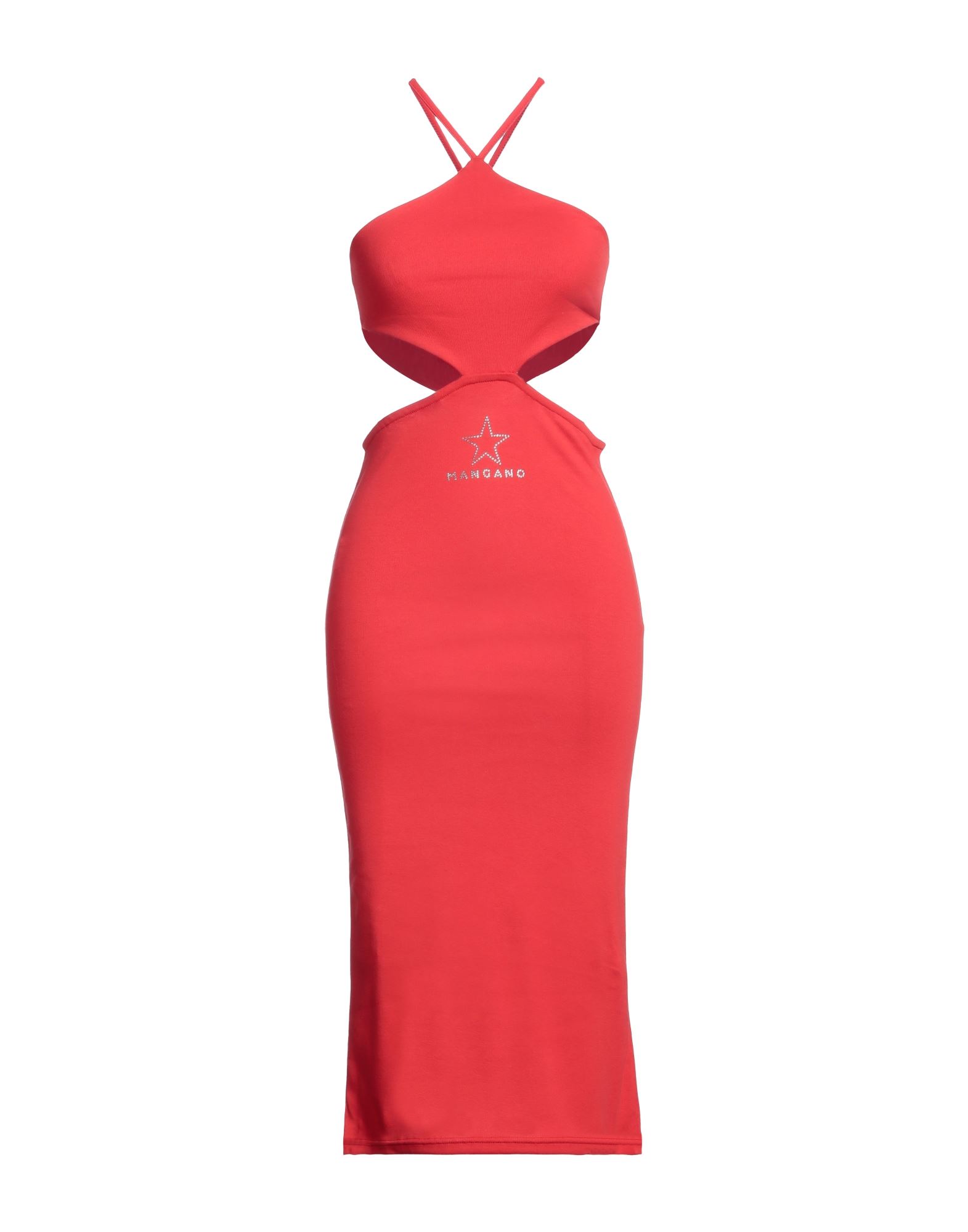 MANGANO Midi-kleid Damen Rot von MANGANO