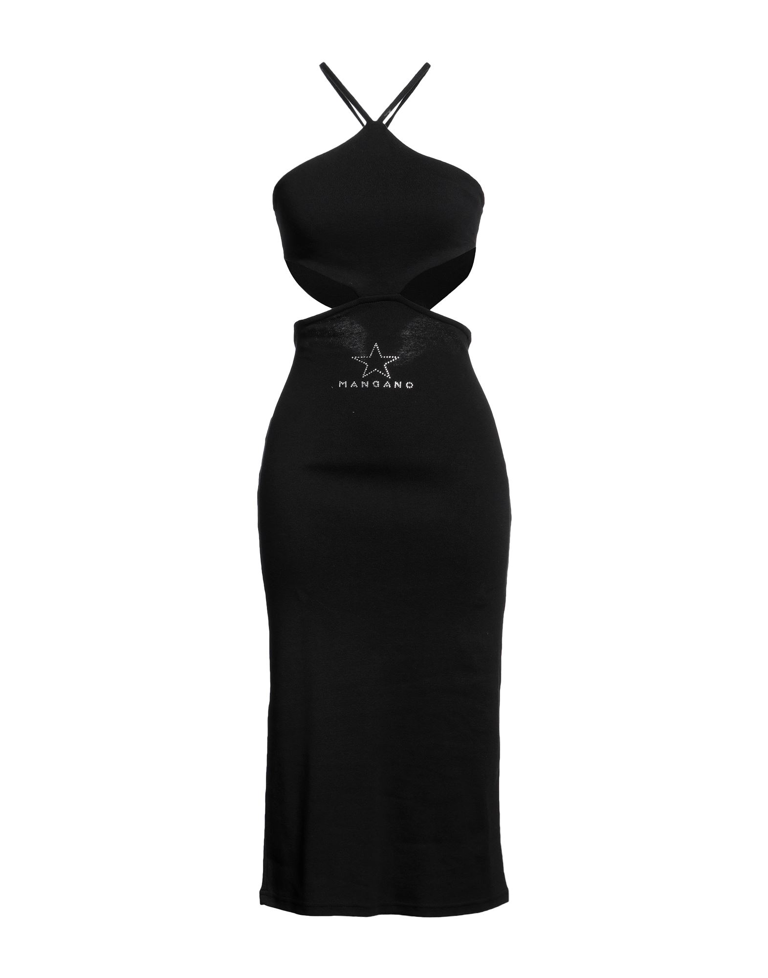 MANGANO Midi-kleid Damen Schwarz von MANGANO