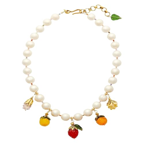 MANGMAO Strand-Charm-Halskette für Damen, Sommer, Strand, niedlicher Schmuck, adrette, ästhetische Sachen, Y2k-Accessoires, 61 cm, Polyester, Ohne MANGMAO Strand-Charm-Halskette für Damen, Sommer, Strand, niedlicher Schmuck, adrette, ästhetische Sachen, Y2k-Accessoires, 61 cm, Polyester, Ohne von MANGMAO