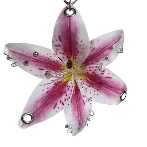 MANGMAO Süßer Taschenanhänger Y2k Cottagecore mit Blumen-Motiv, für den Sommer, mit Nieten, künstliche Orchidee, Handtaschen-Anhänger, M, Verschiedene Materialien von MANGMAO