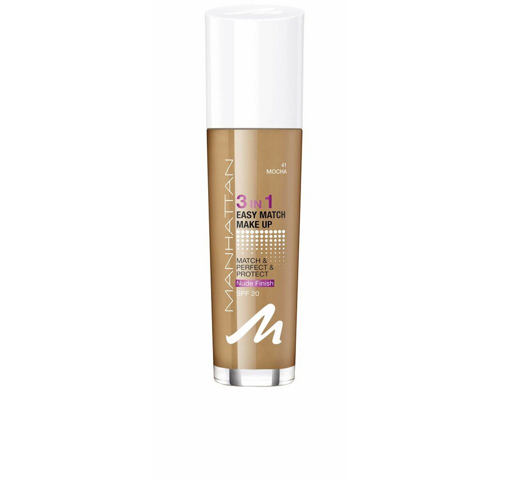MANHATTAN Foundation Easy Match Make-up Mocha 41, 30 ml von MANHATTAN