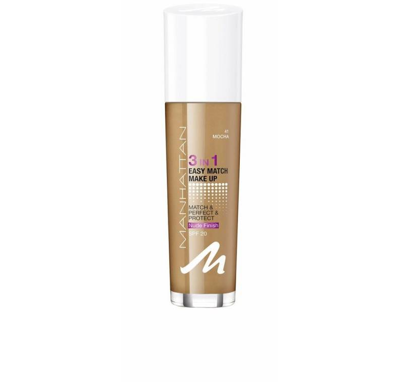MANHATTAN Foundation Easy Match Make-up Mocha 41, 30 ml von MANHATTAN