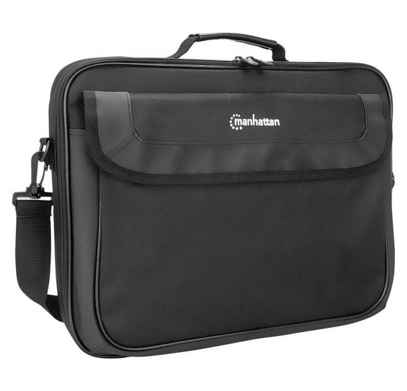 MANHATTAN Laptoptasche Clamshell Notebooktasche 15.6″, Fächer an Front- von MANHATTAN