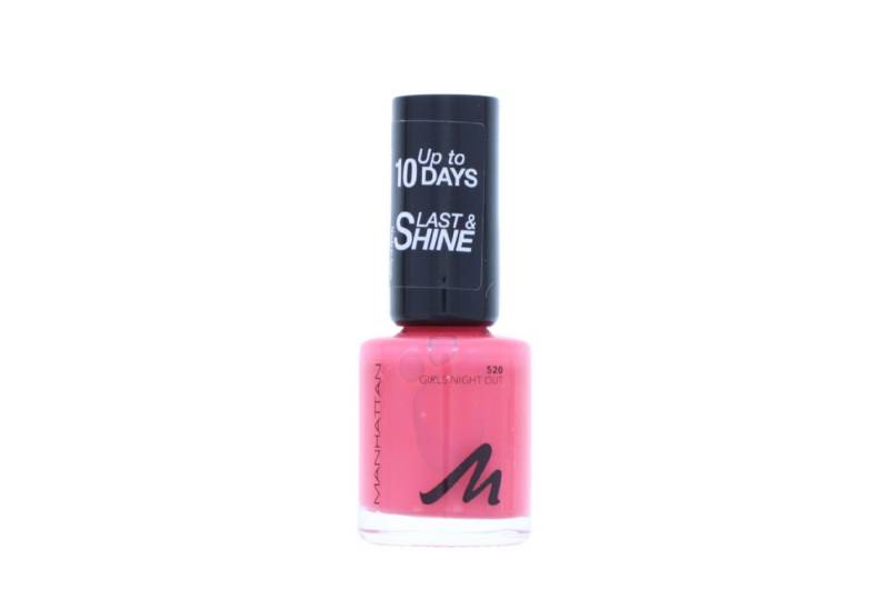 MANHATTAN Nagellack Manhattan Last & Shine Nail Polish 520 Girls Night Out 8ml Nagellack S von MANHATTAN