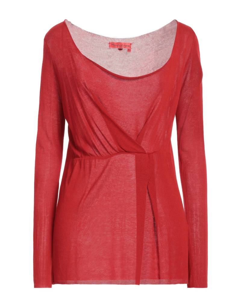 MANILA GRACE DENIM Pullover Damen Rot von MANILA GRACE DENIM