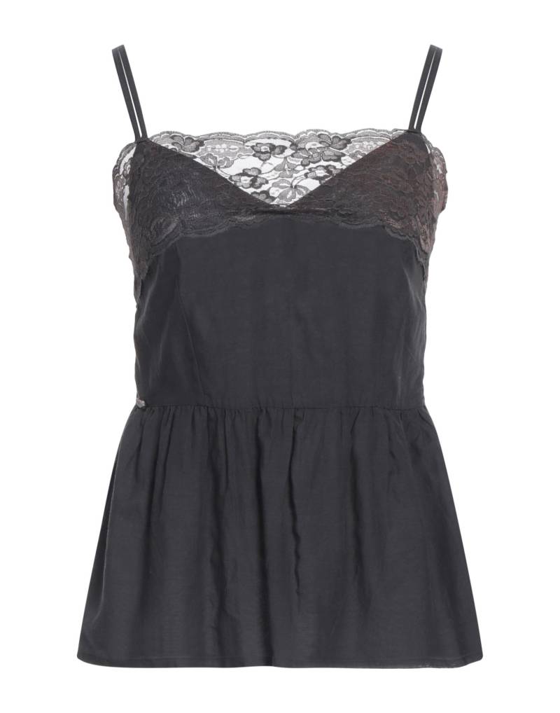 MANILA GRACE DENIM Top Damen Braungrau von MANILA GRACE DENIM