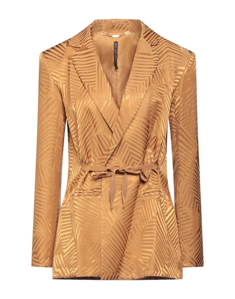 MANILA GRACE Blazer Damen Kamel von MANILA GRACE