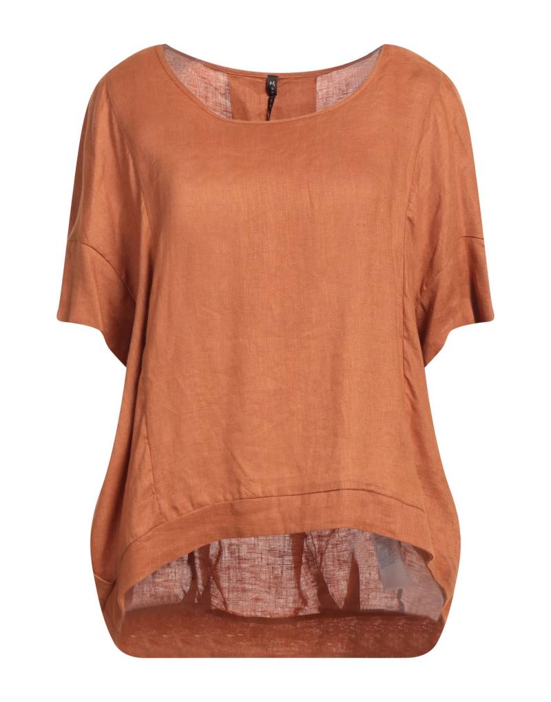 MANILA GRACE Top Damen Lederfarben von MANILA GRACE