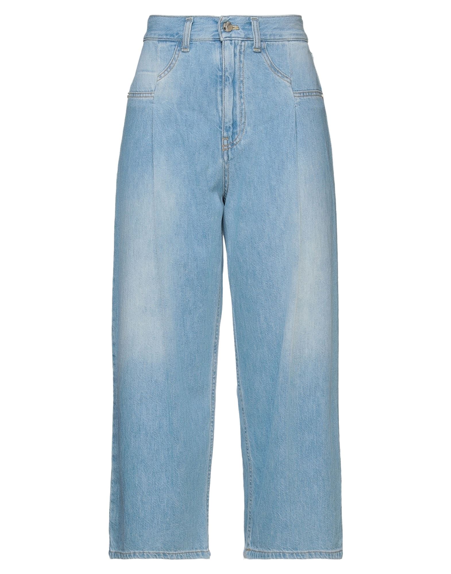 MANILA GRACE Cropped Jeans Damen Blau von MANILA GRACE