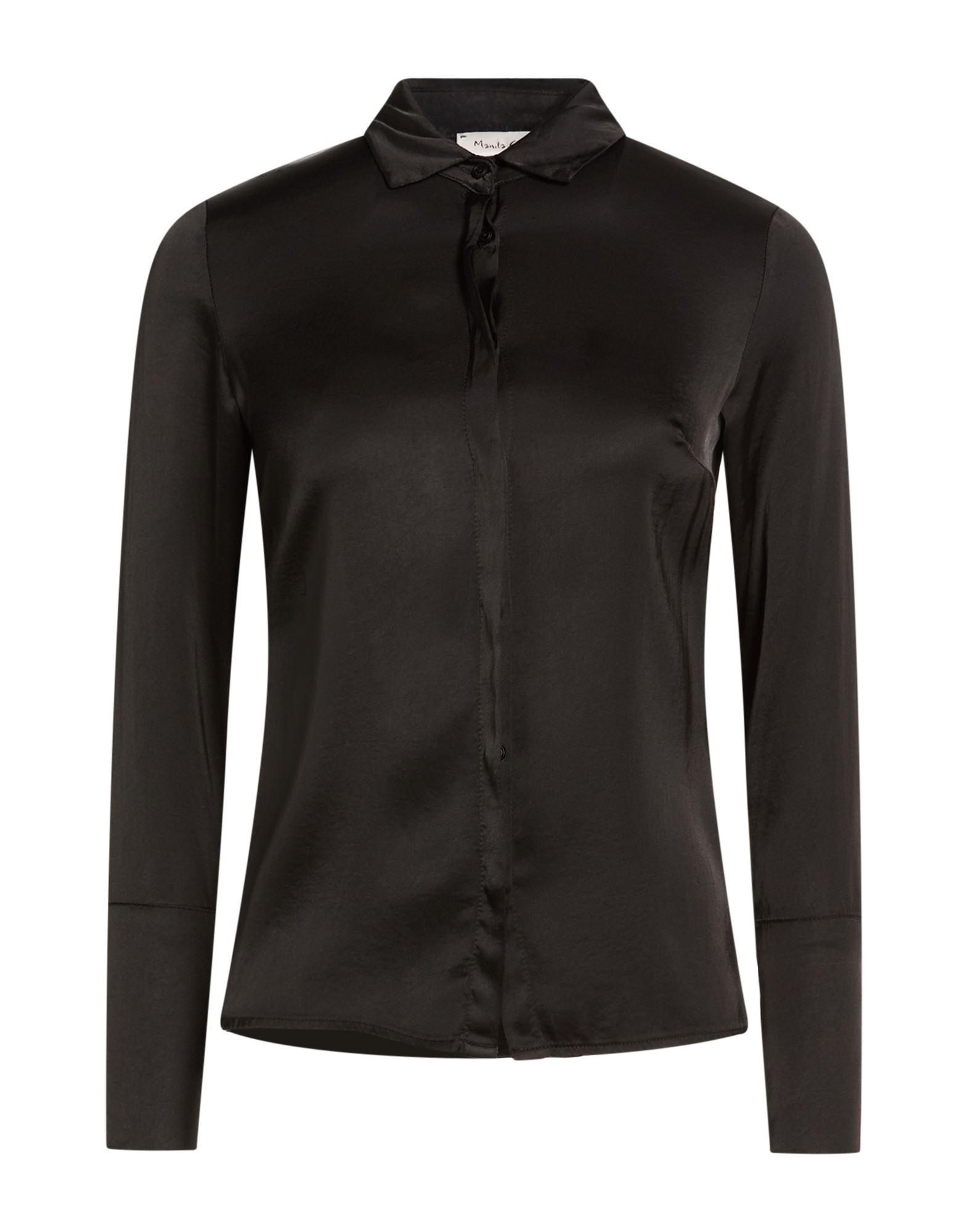 MANILA GRACE Hemd Damen Schwarz von MANILA GRACE