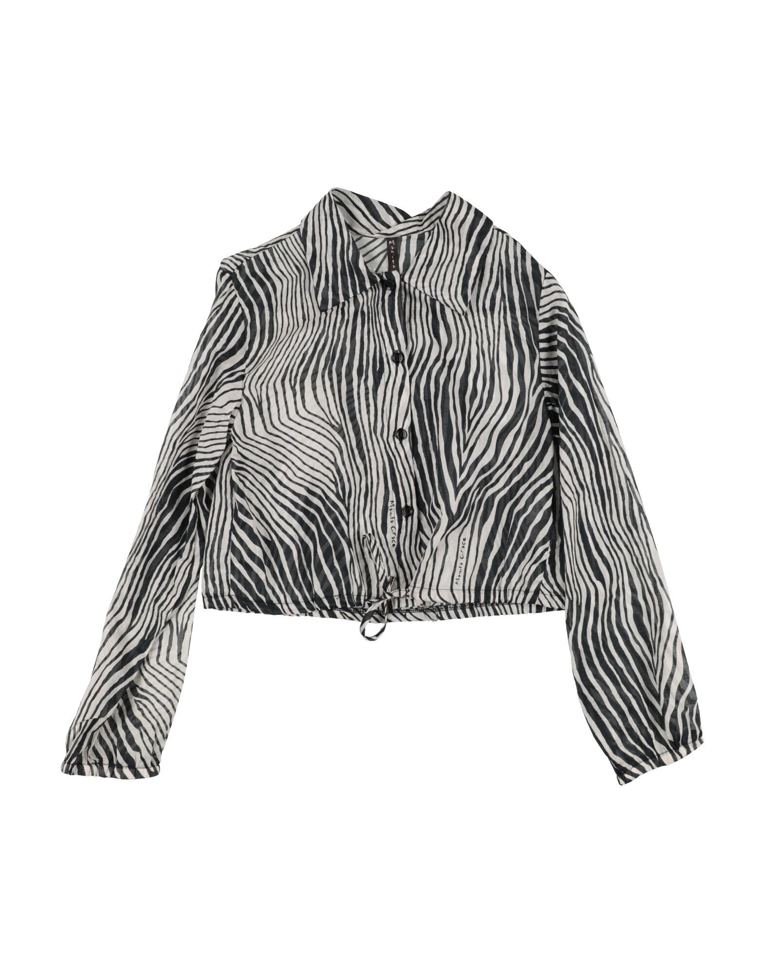 MANILA GRACE Hemd Kinder Schwarz von MANILA GRACE