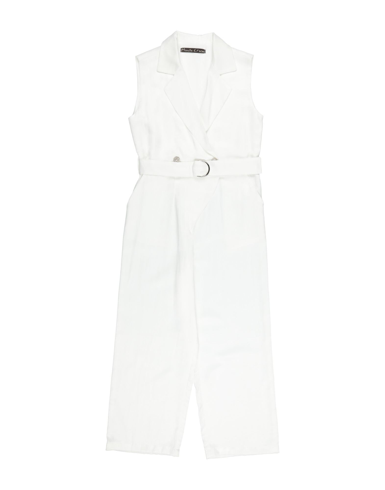 MANILA GRACE Jumpsuit Kinder Weiß von MANILA GRACE