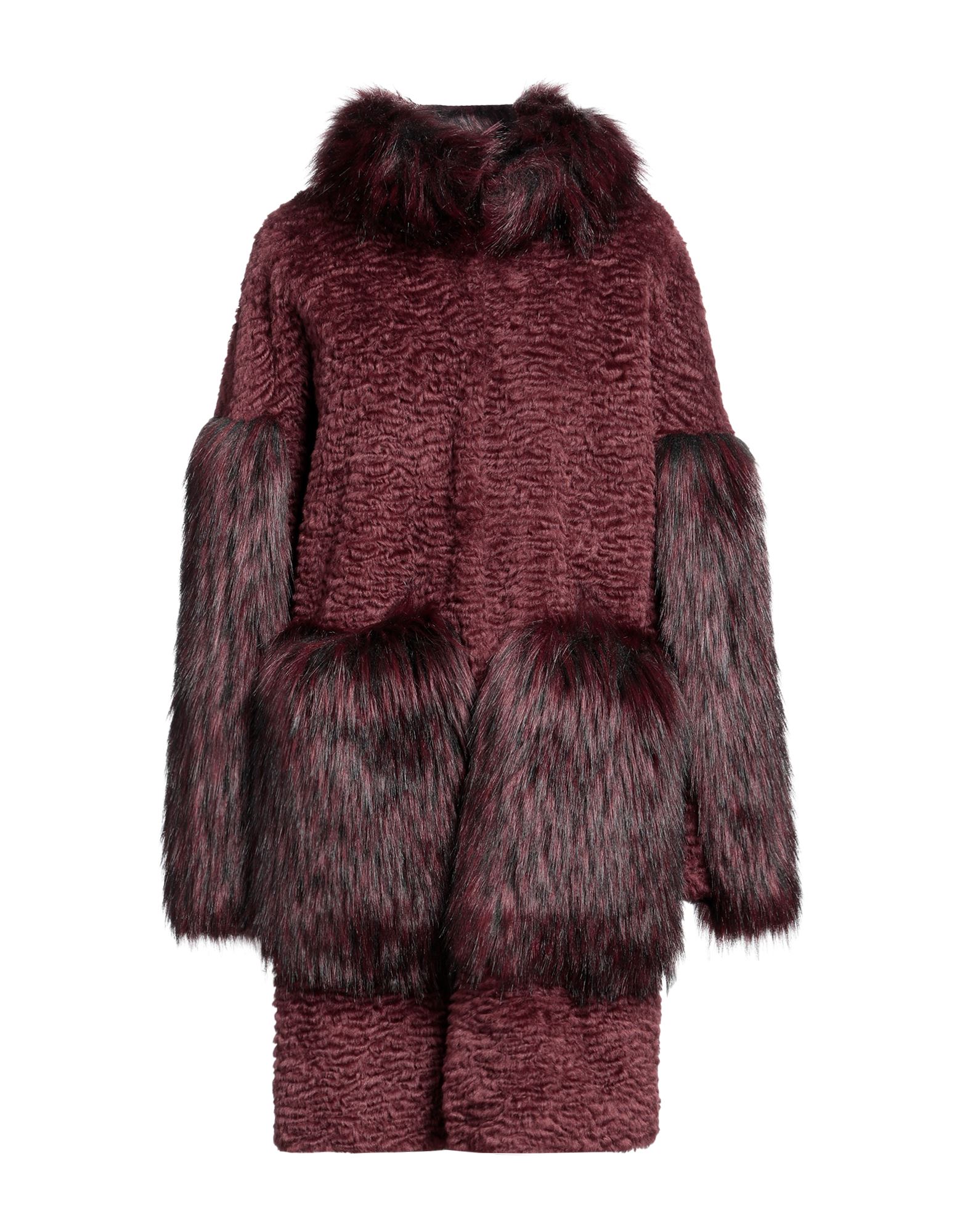 MANILA GRACE Shearling- & Kunstfell Damen Bordeaux von MANILA GRACE