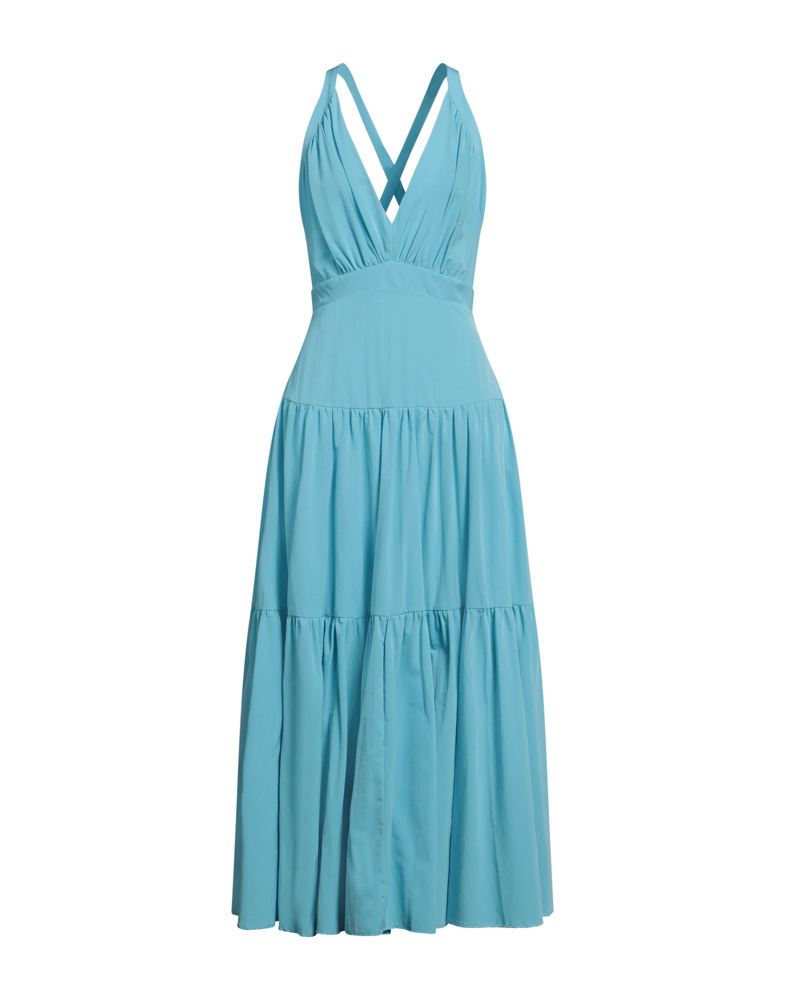 MANILA GRACE Maxi-kleid Damen Azurblau MANILA GRACE Maxi-kleid Damen Azurblau von MANILA GRACE