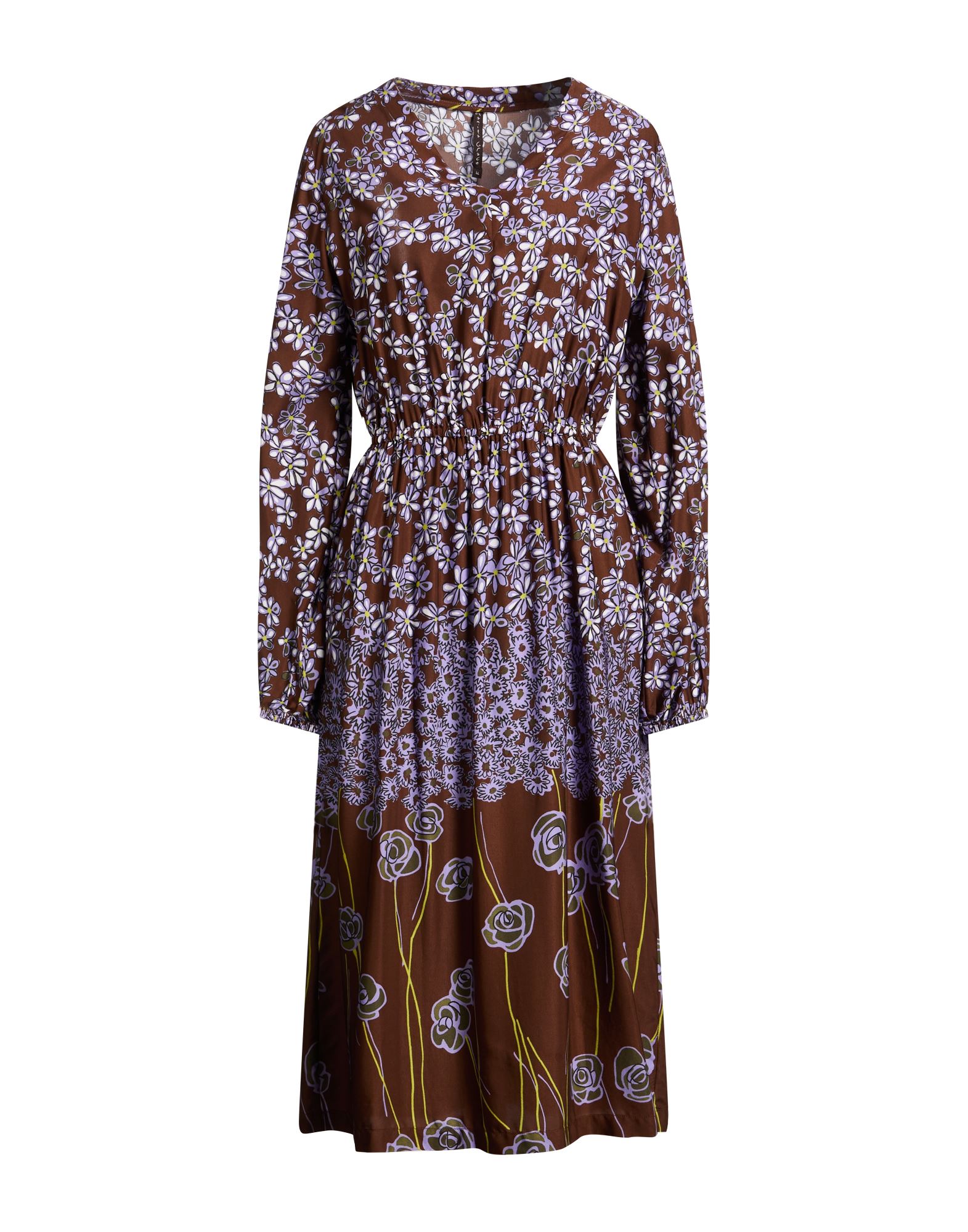 MANILA GRACE Midi-kleid Damen Braun von MANILA GRACE