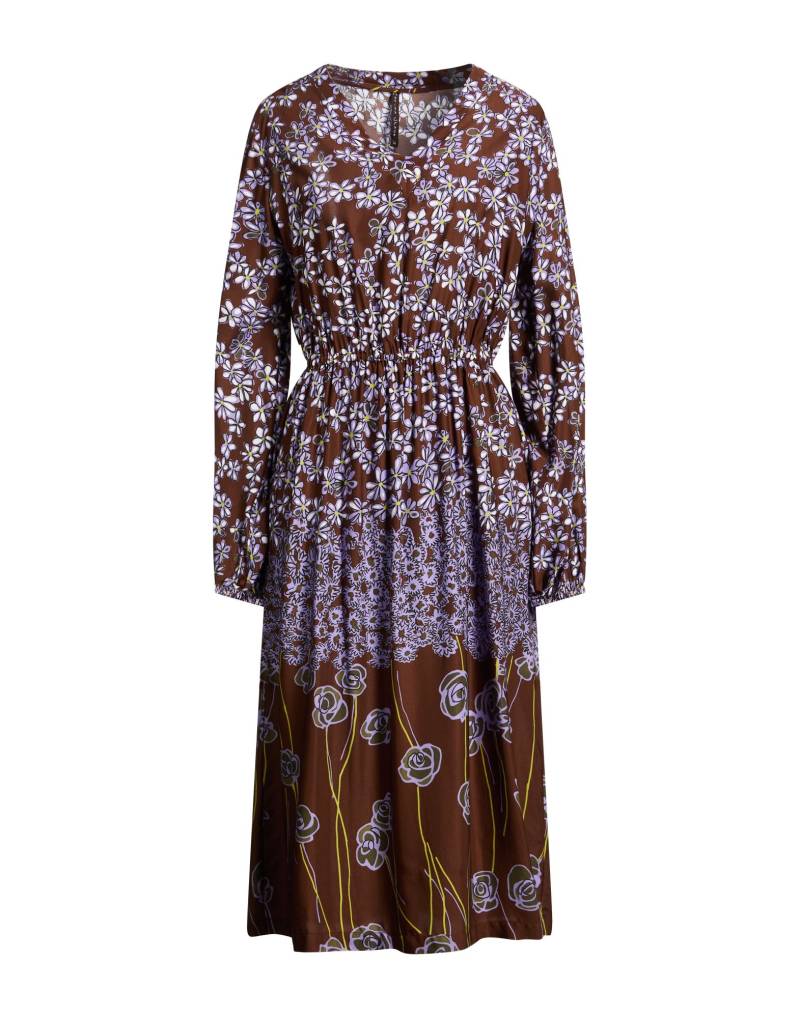 MANILA GRACE Midi-kleid Damen Braun von MANILA GRACE