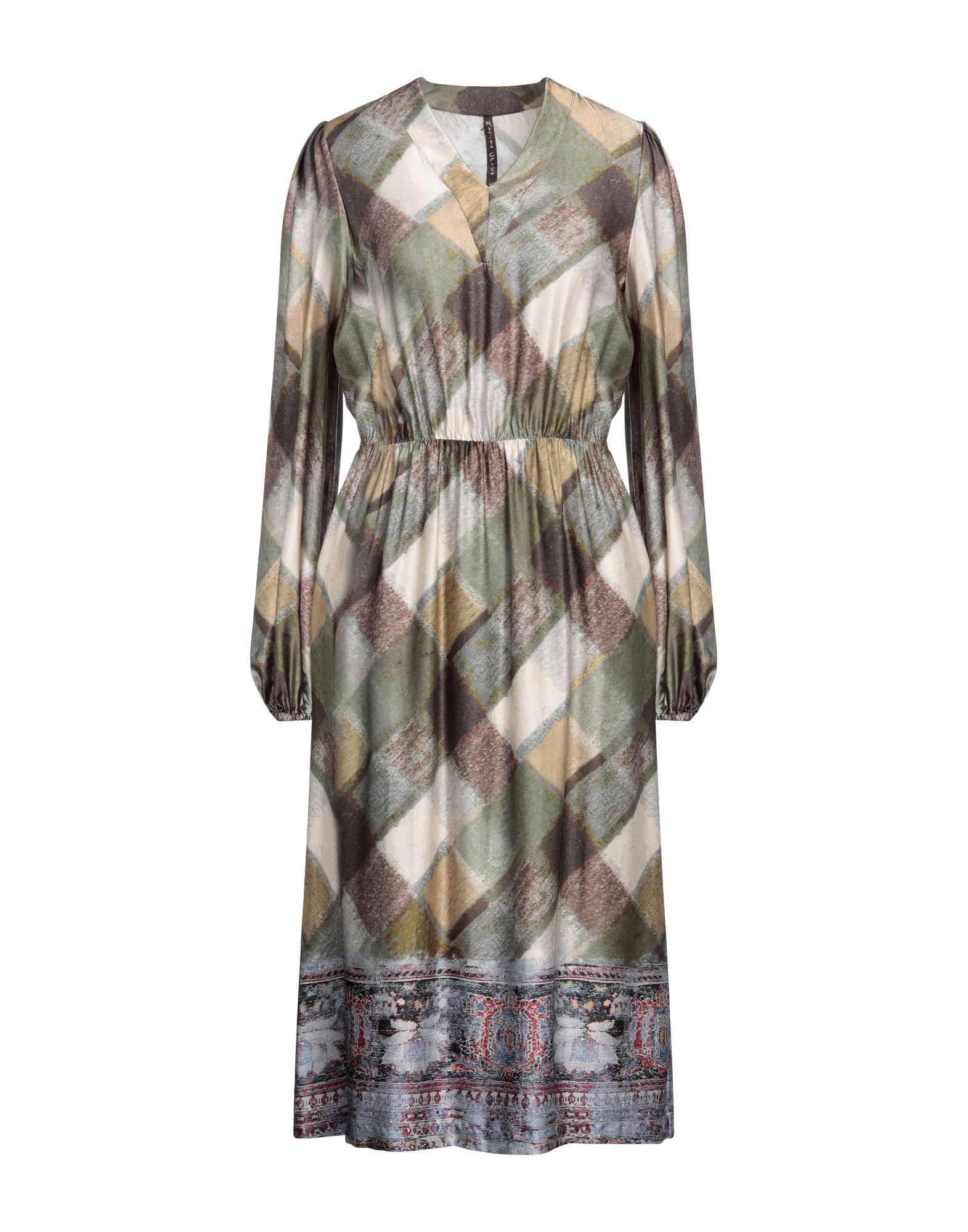 MANILA GRACE Midi-kleid Damen Militärgrün von MANILA GRACE