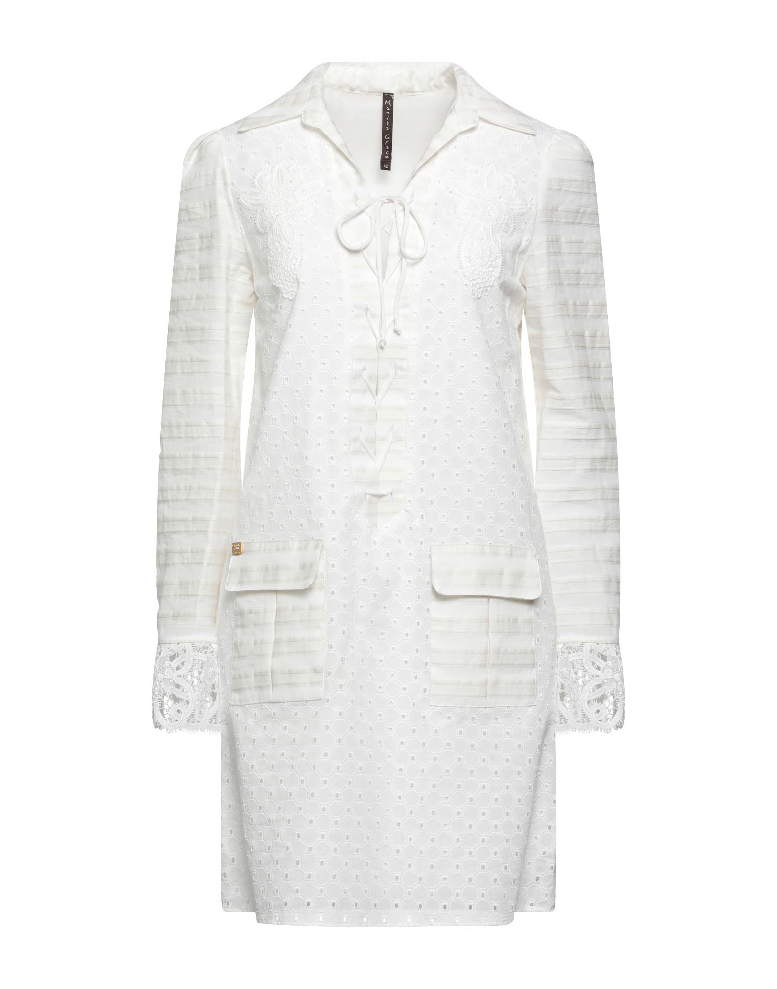 MANILA GRACE Mini-kleid Damen Cremeweiß von MANILA GRACE