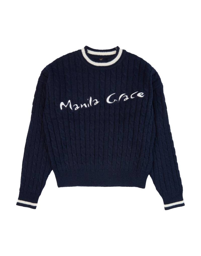 MANILA GRACE Pullover Kinder Nachtblau von MANILA GRACE