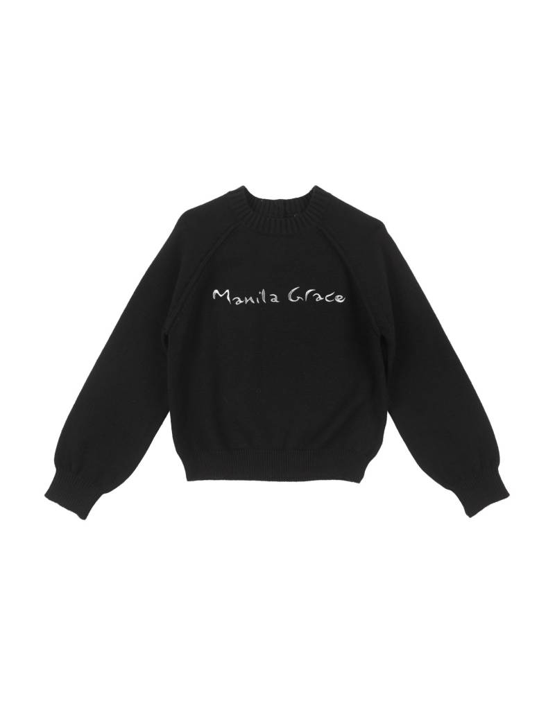 MANILA GRACE Pullover Kinder Schwarz von MANILA GRACE