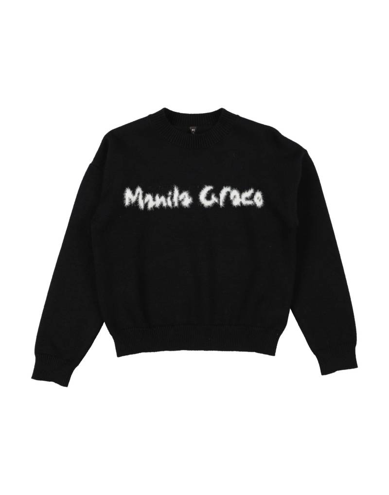 MANILA GRACE Pullover Kinder Schwarz von MANILA GRACE