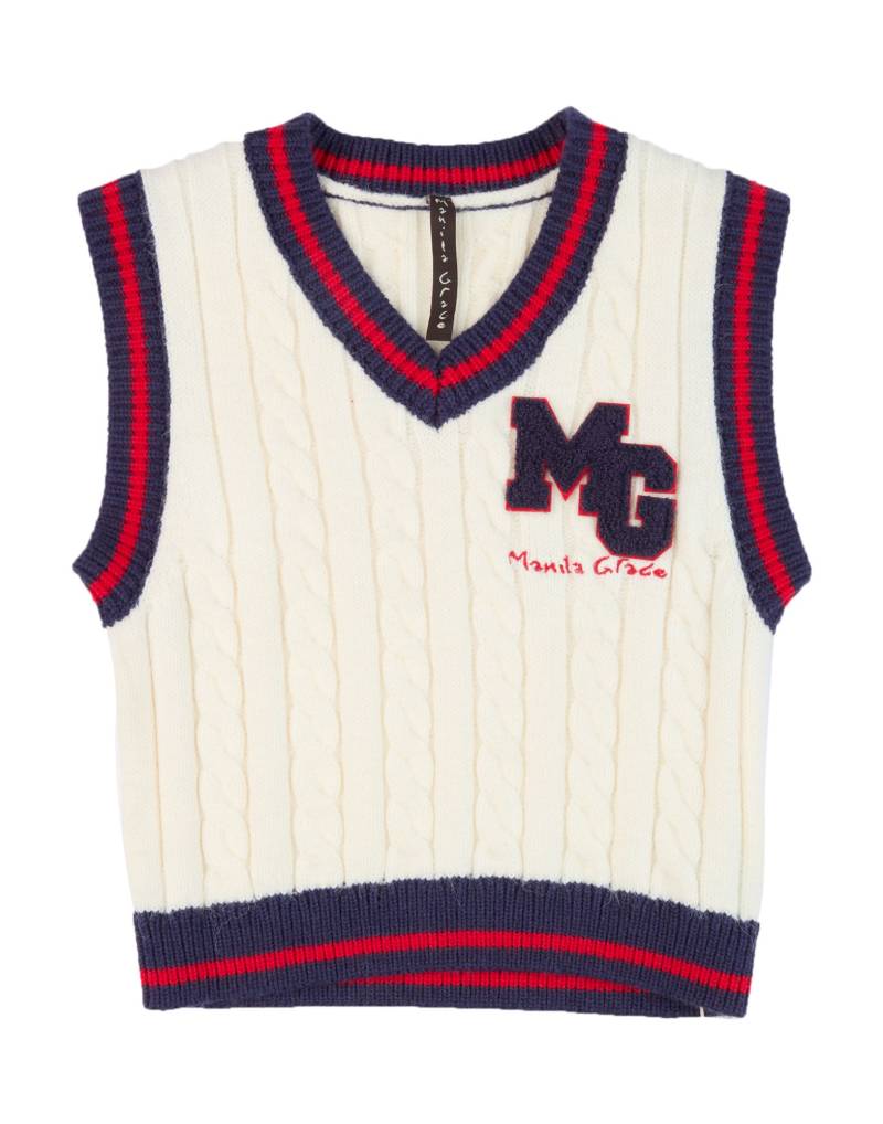 MANILA GRACE Pullover Kinder Weiß von MANILA GRACE