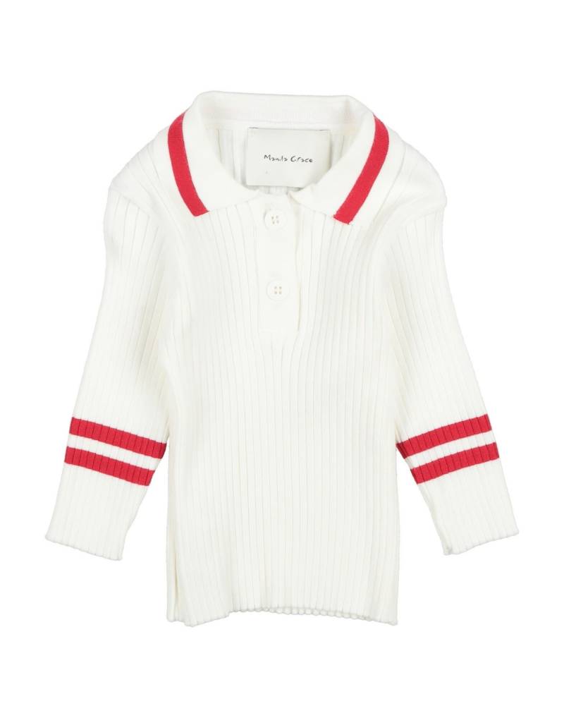 MANILA GRACE Pullover Kinder Weiß von MANILA GRACE