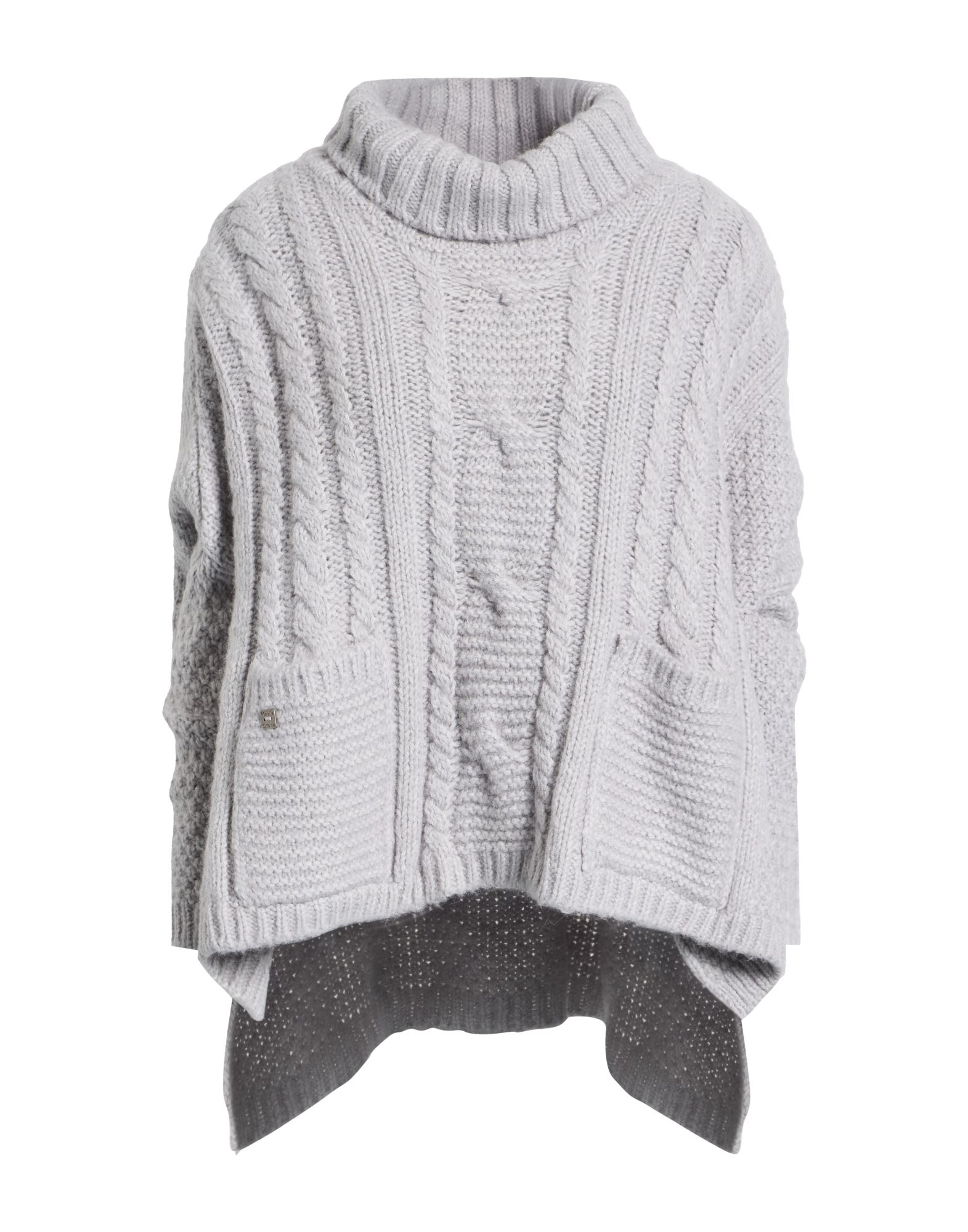 MANILA GRACE Rollkragenpullover Damen Hellgrau MANILA GRACE Rollkragenpullover Damen Hellgrau von MANILA GRACE