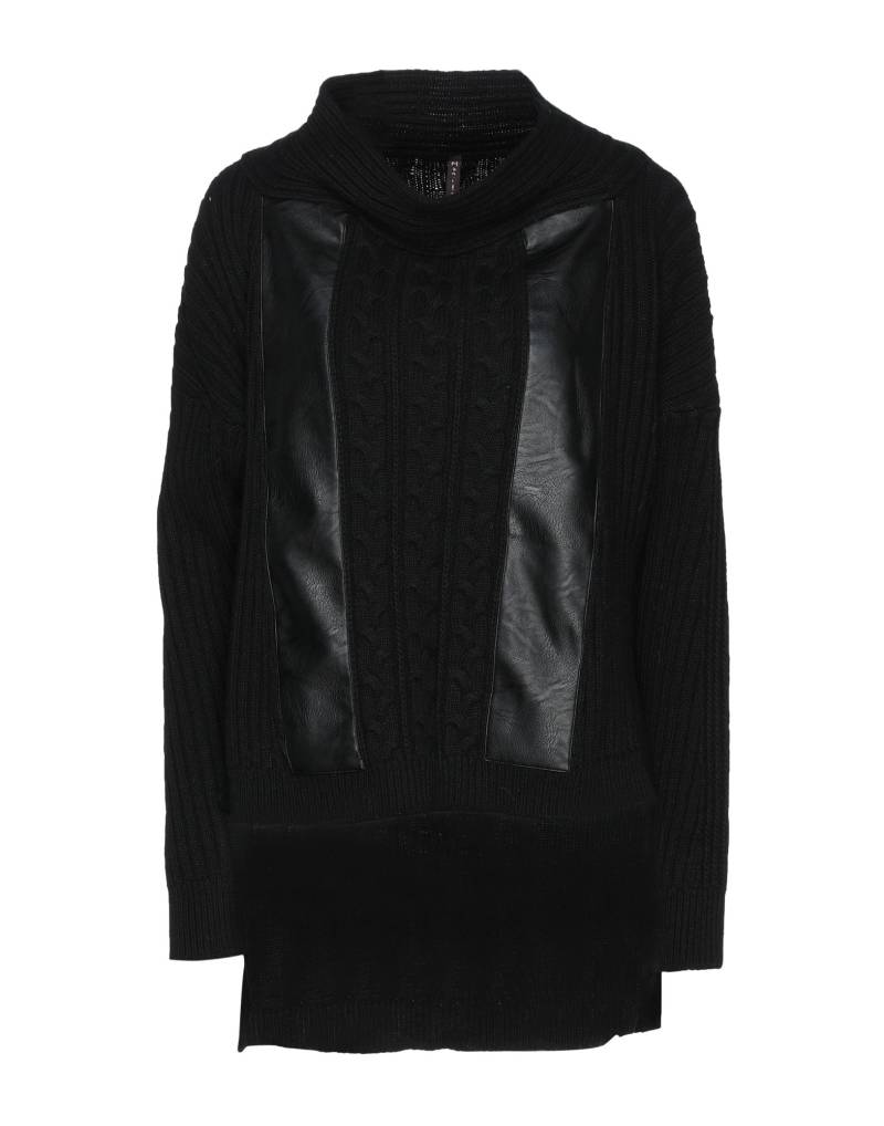 MANILA GRACE Rollkragenpullover Damen Schwarz von MANILA GRACE