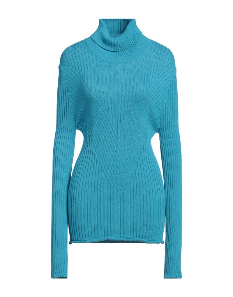 MANILA GRACE Rollkragenpullover Damen Tūrkis von MANILA GRACE