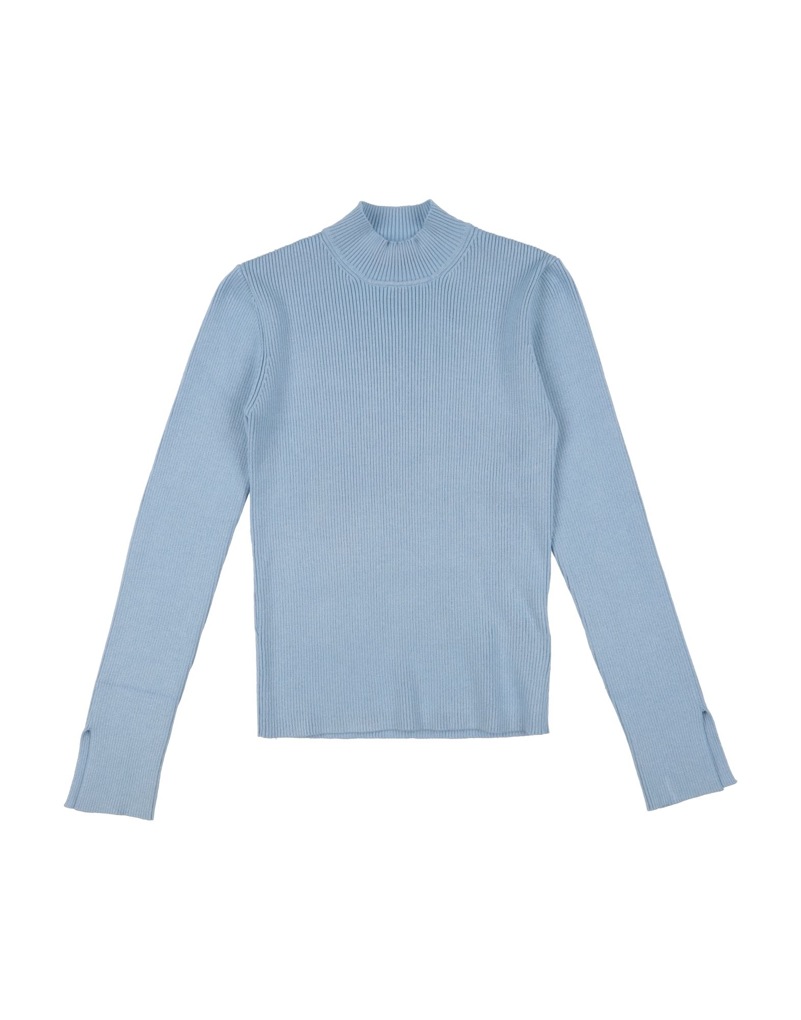 MANILA GRACE Rollkragenpullover Kinder Himmelblau von MANILA GRACE