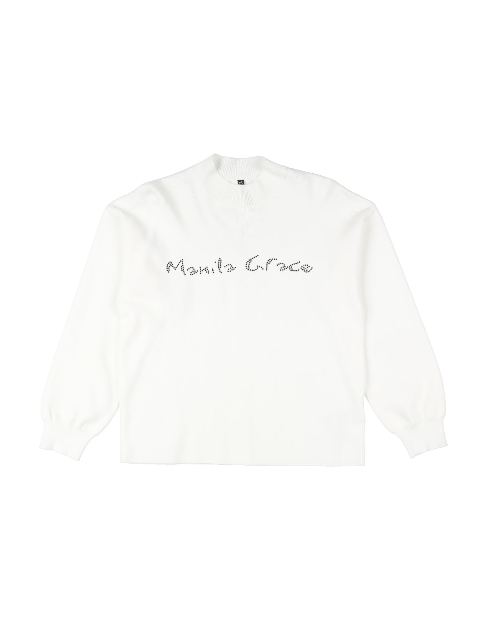 MANILA GRACE Rollkragenpullover Kinder Off white von MANILA GRACE