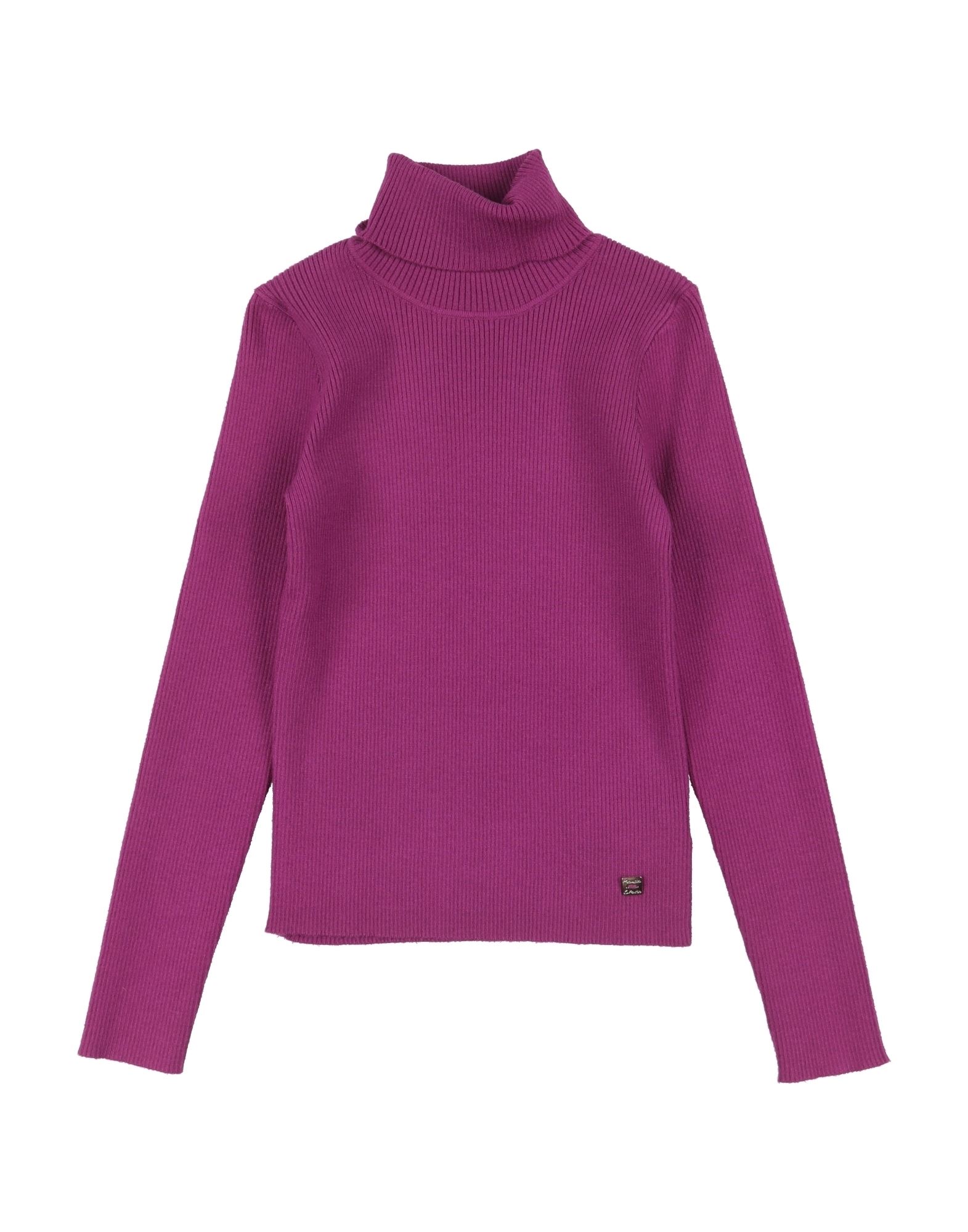 MANILA GRACE Rollkragenpullover Kinder Purpur MANILA GRACE Rollkragenpullover Kinder Purpur von MANILA GRACE