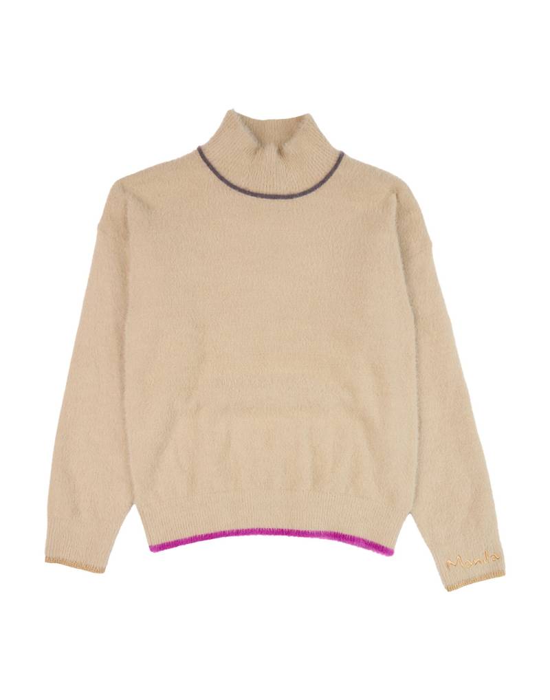 MANILA GRACE Rollkragenpullover Kinder Sand von MANILA GRACE